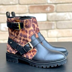 Nine West “Arria 8” Women's Biker Ankle Cheetah boot